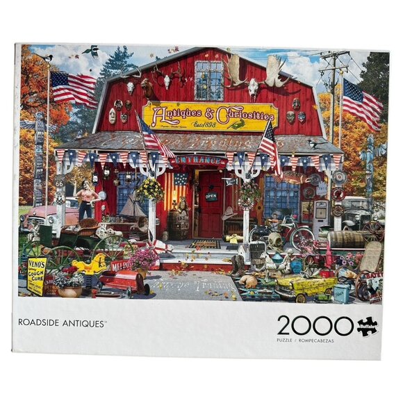 Roadside Antiques puzzle 2000 pieces NEW sealed
